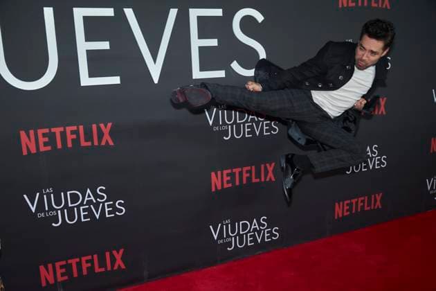 September 5, 2023, Mexico City, Mexico: Omar Chaparro pose for photos during the red carpet of the Premier for Ã¢â‚¬ËœThe Widows of ThursdaysÃ¢â‚¬â ¢ (Las Viudas de los Jueves) Netflix original series . on September 5, 2023 in Mexico City, Mexico. Mexico City Mexico - ZUMAe321 20230905_zia_e321_145 Copyright: xJaimexNogalesx
