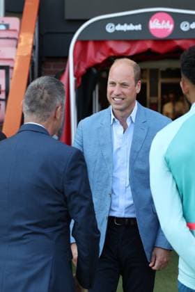 Prinz William besucht Fußball-Club AFC Bournemouth . 07 09 2023. Bournemouth, United Kingdom. Prince William at Bournemouth Football Club, United Kingdom.  xStephenxLockx xi-Imagesx IIM-24652-0001
