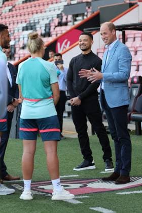 Prinz William besucht Fußball-Club AFC Bournemouth . 07 09 2023. Bournemouth, United Kingdom. Prince William at Bournemouth Football Club, United Kingdom.  xStephenxLockx xi-Imagesx IIM-24652-0010