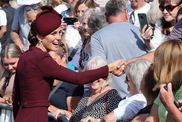 Entertainment Themen der Woche KW36 Entertainment Bilder des Tages . 08 09 2023. St.David s , United Kingdom. Prince William and Kate Middleton, the Prince and Princess of Wales, at a service to commemorate the first anniversary of the death of Queen Elizabeth II at St Davids Cathedral in Wales, United Kingdom. .  xStephenxLockx xi-Imagesx IIM-24654-0027