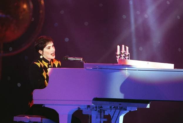 ENYA Irish Singer At the Monaco Pop Festival COMPULSORY CREDIT: Starsto ENYA Irish Singer At the Monaco Pop Festival COMPULSORY CREDIT: Starstock Photoshot Photo UGL 004070 E-11 08.05.1992, Credit:Photoshot Avalon United Kingdom  Copyright: xPhotoshotx xAvalonx 0506432345