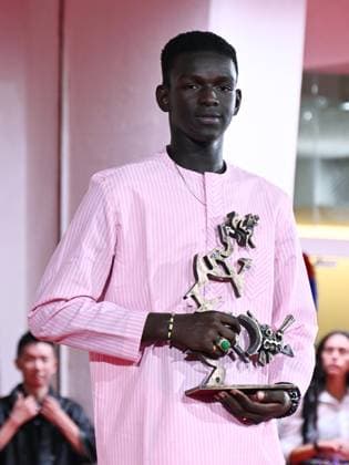 Venice, 80th Venice Film Festival 2023 - evening 11. Red Carpet Winners In the photo: Seydou Sarr  Copyright: xManuelexMangiarottix xipa-agencyx xPoolxPhotoxEventsx02x IPA_IPA40180503