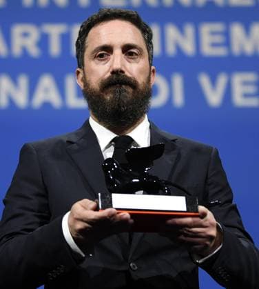 September 9, 2023, VENICE: Pablo Larrain holds the Award for Best Screenplay for El Conde (The Count) during the closing ceremony of the 80th annual Venice International Film Festival, in Venice, Italy, 09 September 2023. The 80th edition of the Venice Film Festival runs from 30 August to 09 September 2023. ANSA CLAUDIO ONORATI. VENICE  - ZUMAa110 20230909_zaf_a110_086 Copyright: xClaudioxOnoratix