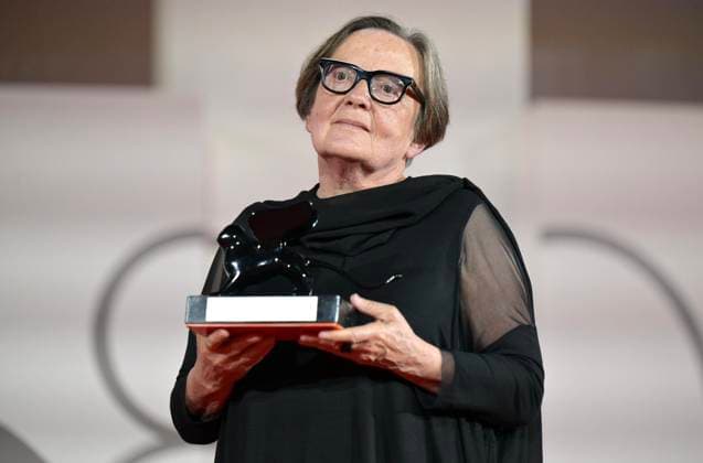 September 9, 2023, Venice: Polish filmmaker Agnieszka Holland holds the Special Jury Prize for her movie Zielona Granica (Green Border) during the closing ceremony of the 80th annual Venice International Film Festival, in Venice, Italy, 09 September 2023. The 80th edition of the Venice Film Festival runs from 30 August to 09 September 2023. ANSA ETTORE FERRARI Venice  - ZUMAa110 20230909_zaf_a110_090 Copyright: xEttorexFerrarix