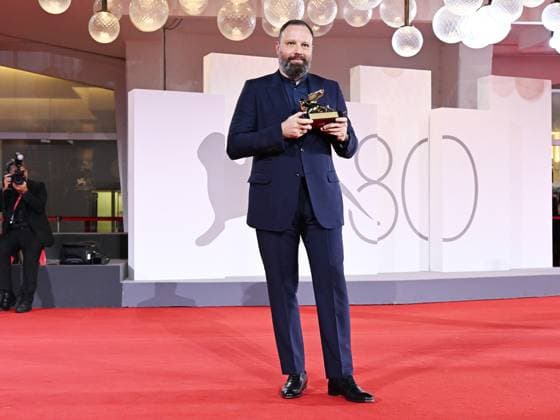 Venice, 80th Venice Film Festival 2023 - evening 11. Red Carpet Award winners In the photo: Yorgos Lanthimos  Copyright: xManuelexMangiarottix xipa-agencyx xPoolxPhotoxEventsx02x IPA_IPA40181206