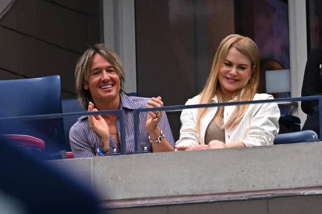 Nicole Kidman And Keith Urban Attend US Open - NYC Singer Keith Urban and actress Nicole Kidman during the men s final at the 2023 US Open at Billie Jean National Tennis Center in New York City, NY, USA, on September 10, 2023. Photo by Corinne Dubreuil ABACAPRESS.COM New York City NY United States  Copyright: xDubreuilxCorinne ABACAx 867138_002 DubreuilxCorinne ABACAx 867138_002