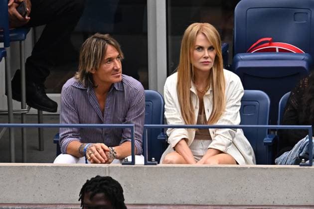 Nicole Kidman And Keith Urban Attend US Open - NYC Singer Keith Urban and actress Nicole Kidman during the men s final at the 2023 US Open at Billie Jean National Tennis Center in New York City, NY, USA, on September 10, 2023. Photo by Corinne Dubreuil ABACAPRESS.COM New York City NY United States  Copyright: xDubreuilxCorinne ABACAx 867138_008 DubreuilxCorinne ABACAx 867138_008