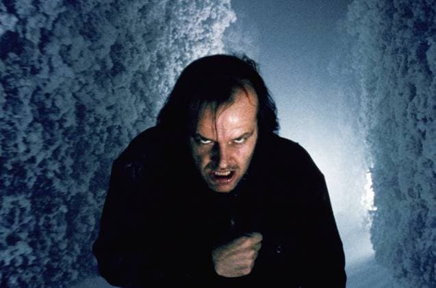 Jack Nicholson, The Shining (1980). Photo credit: Warner Bros. (File Reference 34580-162THA)  Copyright: xx the-shining-extended-version-198
