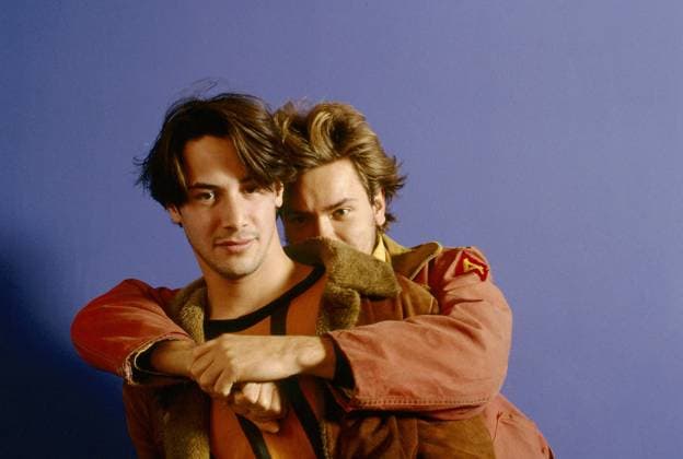 Keanu Reeves, River Phoenix, My Own Private Idaho (1991). Photo credit: New Line Cinema (File Reference 34580-178THA)  Copyright: xx from-the-archive-my-own-private-