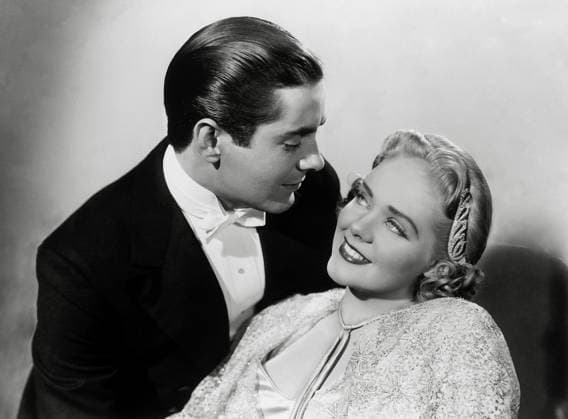 Tyrone Powerand Alice Faye, Alexander s Ragtime Band (1938). Photo credit: 20th Century Fox (File Reference 34580-196THA)  Copyright: xCinemaxLegacyxCollection ThexHollywoodxArchivex xxx34578bb-033THA The Hollywood Archive