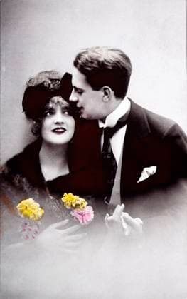 Romantic Couple, Portrait, 1925  Copyright: xABxArchivex jtv001991