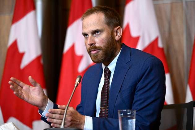 September 12, 2023, Ottawa, ON, CAN: Matthew Tunis, Executive Secretary at the National Advisory Committee on Immunization, speaks during a news conference on COVID-19 vaccines and other public health concerns, in Ottawa, on Tuesday, Sept. 12, 2023. Ottawa CAN - ZUMAc35_ 20230912_zaf_c35_018 Copyright: xJustinxTangx