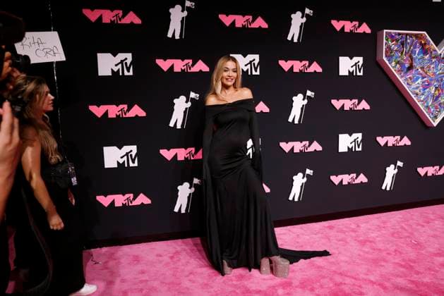 Rita Ora arrives on the red carpet at the 2023 MTV Video Music Awards VMA s at the Prudential Center in Newark, New Jersey, on Tuesday, September 12, 2023.  NYP20230912183 JOHNxANGELILLO