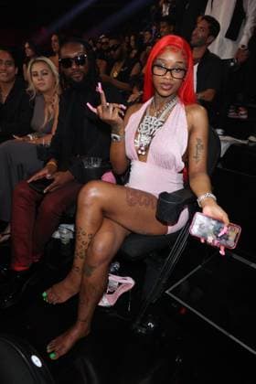 NEWARK, NJ - SEPTEMBER 12: Sexyy Red at the 2023 MTV Video Music Awards at Prudential Center on September 12, 2023 in Newark, New Jersey. Copyright: xWalikxGoshornx