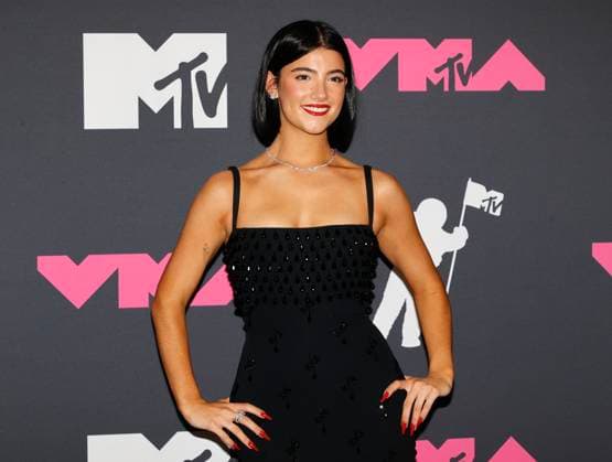 Charli D Amelio arrive in the press room at the 2023 MTV Video Music Awards VMA s at the Prudential Center in Newark, NJ on Tuesday, September 12, 2023.  NYP20230912810 JASONxSZENES