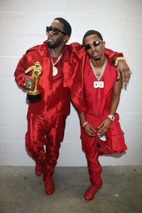 NEWARK, NJ - SEPTEMBER 12: Sean Combs and King Combs at the 2023 MTV Video Music Awards at Prudential Center on September 12, 2023 in Newark, New Jersey. Copyright: xWalikxGoshornx