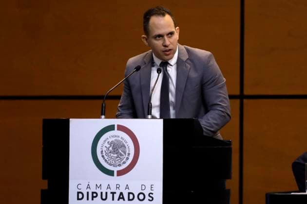 Jaime Maussan presents public hearing on UFOs in the Chamber of Deputies of Mexico September 12, 2023, Mexico City, Mexico: Rony Tadeu Vernet Braga, researcher at the Brazilian Center for Physical Research, at the Mexico Public Hearing on Unidentified Anomalous Phenomena in the Chamber of Deputies in Mexico City. on September 12, 2023 in Mexico City, Mexico, Credit:Luis Barron Eyepix Group Avalon Mexico, Mexico City, Mexico City Copyright: xLuisxBarronx xEyepixxGroupx xAvalonx 0804897825