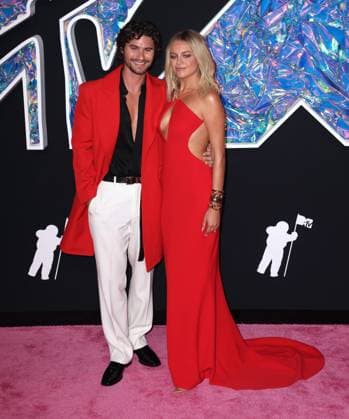 MTV Video Music Awards 2023 - Arrivals - NJ Kelsea Ballerini and Chase Stoke attend the 2023 MTV Video Music Awards at the Prudential Center in New Jersey on September 12, 2023. Photo by Charles Guerin ABACAPRESS.COM Newark NJ United States  Copyright: xGuerinxCharles ABACAx 867484_023 GuerinxCharles ABACAx 867484_023