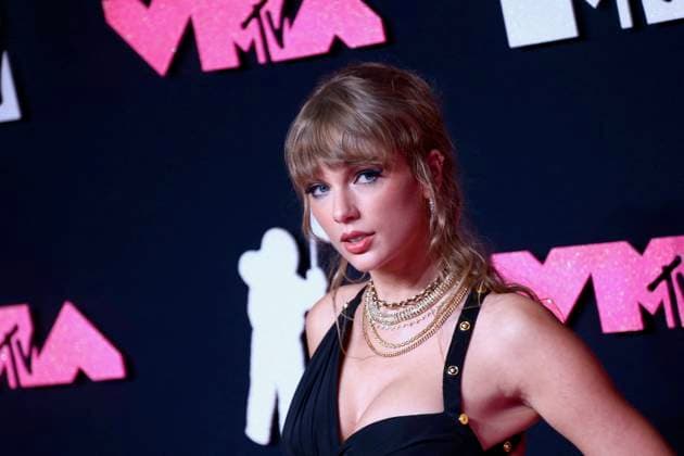 MTV Video Music Awards 2023 - Arrivals - NJ Taylor Swift attends the 2023 MTV Video Music Awards at the Prudential Center in New Jersey on September 12, 2023. Photo by Charles Guerin ABACAPRESS.COM Newark NJ United States  Copyright: xGuerinxCharles ABACAx 867484_114 GuerinxCharles ABACAx 867484_114
