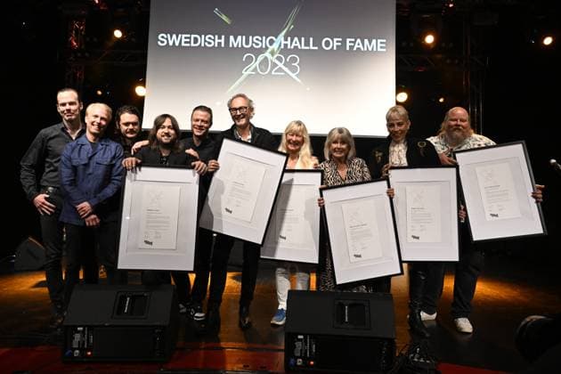 BORLÄNGE 20230913 Olle Adolphson, Ann-Louise Hanson, Tomas Ledin, Mando Diao, Lena Willemark, Jenny Wilson är invalda och presenterades vid en presskonferensen för arets inval till Swedish Music Hall of Fame. Borlänge Sverige x9110x *** BORLÄNGE 20230913 Olle Adolphson, Ann Louise Hanson, Tomas Ledin, Mando Diao, Lena Willemark, Jenny Wilson are elected and presented at a press conference for this years induction into the Swedish Music Hall of Fame Borlänge Sweden x9110x  Copyright: xUlfxPalm TTx SWEDISH MUSIC HALL OF FAME TTABB0000000000213565