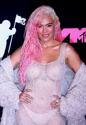 MTV Video Music Awards 2023 - Arrivals - NJ Karol G attends the 2023 MTV Video Music Awards at the Prudential Center in New Jersey on September 12, 2023. Photo by Charles Guerin ABACAPRESS.COM New York City NJ United States  Copyright: xGuerinxCharles ABACAx 867484_141 GuerinxCharles ABACAx 867484_141
