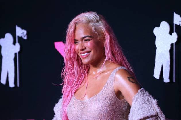 MTV Video Music Awards 2023 - Arrivals - NJ Karol G attends the 2023 MTV Video Music Awards at the Prudential Center in New Jersey on September 12, 2023. Photo by Charles Guerin ABACAPRESS.COM New York City NJ United States  Copyright: xGuerinxCharles ABACAx 867484_144 GuerinxCharles ABACAx 867484_144