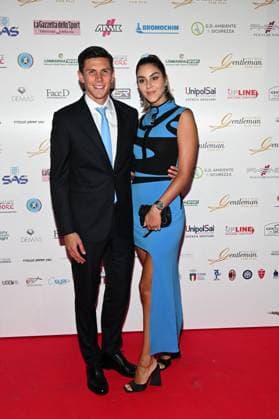 Milan, Gentleman Award 2023 - in the photo Matteo Pessina, Vian Rasool  Copyright: xSimonexComix xipa-agency.netx xComi Terenghix IPA_IPA40279592
