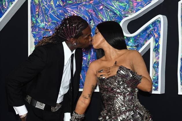 Offset and Cardi B attend the 2023 MTV Video Music Awards at Prudential Center on September 12, 2023 in Newark, New Jersey. Photo: Jeremy Smith imageSPACE MediaPunch Copyright: ximageSPACEx