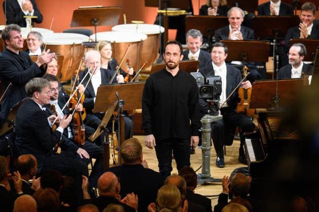 Russian-German pianist Igor Levit (pictured) and conductor Jakub Hrusa with Wiener Philharmoniker perform at the Dvorak s Prague international music festival in Prague, Czech Republic, September 13, 2023. (CTKxPhoto MichalxKamaryt) CTKPhotoP2023091309491  CTKPhotoP2023091309491
