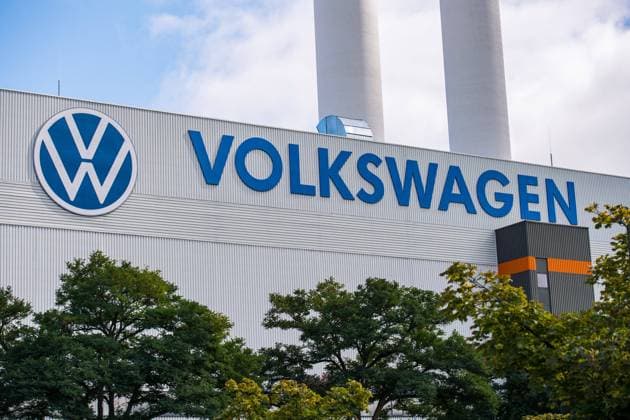 Das Volkswagen-Werk in Zwickau. *** The Volkswagen plant in Zwickau
