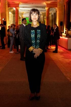 Mersedeh Shahinkar (iranische Aktivistin), M100 Sanssouci Colloquium - Verleihung des M100 Media Award am 14. September 2023, 14.9.2023, Orangerie Sanssouci, Park Sanssouci, Potsdam, Brandenburg, Deutschland