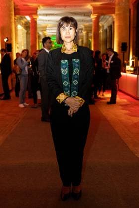 Mersedeh Shahinkar (iranische Aktivistin), M100 Sanssouci Colloquium - Verleihung des M100 Media Award am 14. September 2023, 14.9.2023, Orangerie Sanssouci, Park Sanssouci, Potsdam, Brandenburg, Deutschland