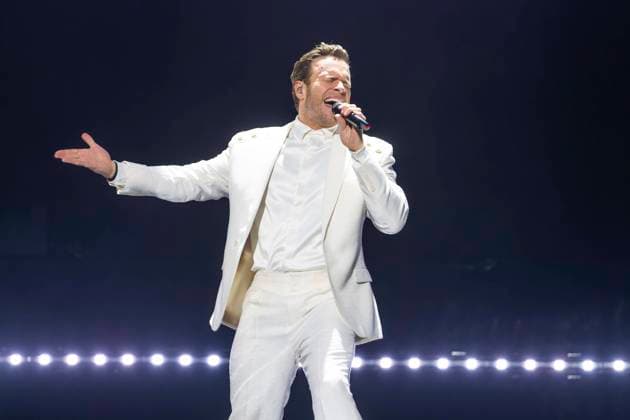 Olly Murs performs at Manchester Arena Olly Murs performs at AO Arena, Manchester as part of his Best Night Of Your Life tour, 5th May 2023, Credit:Mike Gray Avalon  Copyright: xMikexGrayx xAvalonx 0774086267