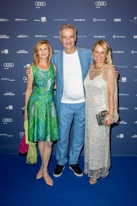 Award - Deutscher Schauspielpreis 2023 Leslie Malton, Heinrich Schafmeister und Nova Meierhenrich bei der Verleihung Deutscher Schauspielpreis 2023 im Spindler und Klatt am 15.09.2023 in Berlin. Copyright: xEventpressxKochanx