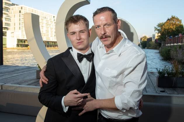 Award - Deutscher Schauspielpreis 2023 Gerdy Zint und Vincent Wiemer bei der Verleihung Deutscher Schauspielpreis 2023 im Spindler und Klatt am 15.09.2023 in Berlin. Copyright: xEventpressxKochanx