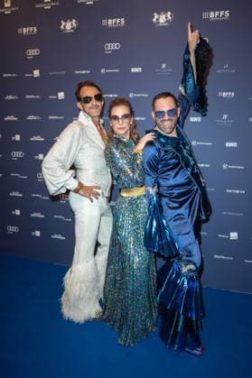 Award - Deutscher Schauspielpreis 2023 Christian Senger, Nadine Heidenreich und Hans-Werner Meyer bei der Verleihung Deutscher Schauspielpreis 2023 im Spindler und Klatt am 15.09.2023 in Berlin. Copyright: xEventpressxKochanx