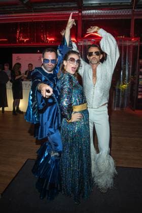 Award - Deutscher Schauspielpreis 2023 Christian Senger, Nadine Heidenreich und Hans-Werner Meyer bei der Verleihung Deutscher Schauspielpreis 2023 im Spindler und Klatt am 15.09.2023 in Berlin. Copyright: xEventpressxKochanx