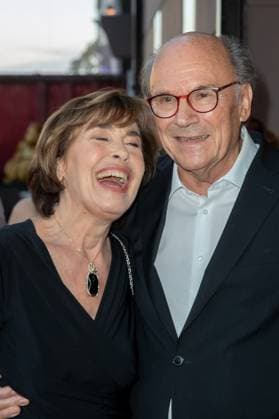 Award - Deutscher Schauspielpreis 2023 Thekla Carola Wied mit Ehemann Hannes Rieckhoff bei der Verleihung Deutscher Schauspielpreis 2023 im Spindler und Klatt am 15.09.2023 in Berlin. Copyright: xEventpressxKochanx