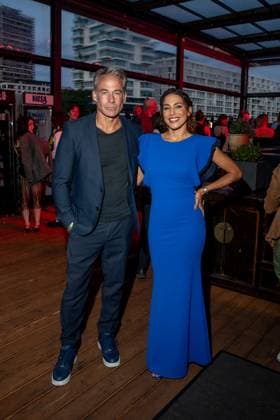 Award - Deutscher Schauspielpreis 2023 Marco Girnth und Amy Mussul bei der Verleihung Deutscher Schauspielpreis 2023 im Spindler und Klatt am 15.09.2023 in Berlin. Copyright: xEventpressxKochanx