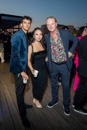 Award - Deutscher Schauspielpreis 2023 Ilyes Raoul Moutaoukkil, Andrea Guo und Detlev Buck bei der Verleihung Deutscher Schauspielpreis 2023 im Spindler und Klatt am 15.09.2023 in Berlin. Copyright: xEventpressxKochanx