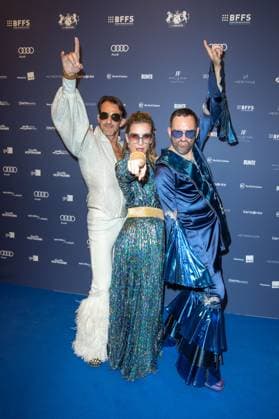 Award - Deutscher Schauspielpreis 2023 Christian Senger, Nadine Heidenreich und Hans-Werner Meyer bei der Verleihung Deutscher Schauspielpreis 2023 im Spindler und Klatt am 15.09.2023 in Berlin. Copyright: xEventpressxKochanx