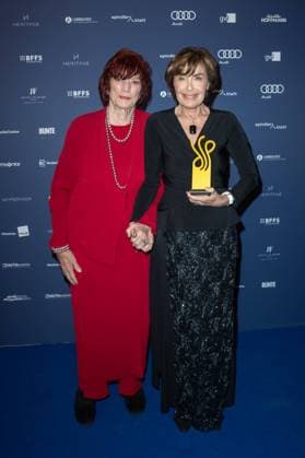 Bilder des Jahres 2023, Entertainment 09 September Entertainment Themen der Woche KW37 Entertainment Bilder des Tages Award - Deutscher Schauspielpreis 2023 Regina Ziegler und Thekla Carola Wied bei der Verleihung Deutscher Schauspielpreis 2023 im Spindler und Klatt am 15.09.2023 in Berlin. *** Award German Acting Award 2023 Regina Ziegler and Thekla Carola Wied at the award ceremony German Acting Award 2023 at Spindler and Klatt on 15 09 2023 in Berlin Copyright: xEventpressxKochanx
