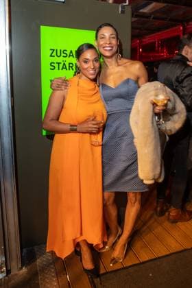 Award - Deutscher Schauspielpreis 2023 Vanessa Rottenburg und Annabelle Mandeng bei der Verleihung Deutscher Schauspielpreis 2023 im Spindler und Klatt am 15.09.2023 in Berlin. Copyright: xEventpressxKochanx