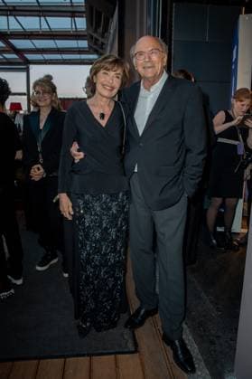 Award - Deutscher Schauspielpreis 2023 Thekla Carola Wied mit Ehemann Hannes Rieckhoff bei der Verleihung Deutscher Schauspielpreis 2023 im Spindler und Klatt am 15.09.2023 in Berlin. Copyright: xEventpressxKochanx
