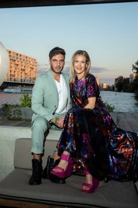 Award - Deutscher Schauspielpreis 2023 Wolke Hegenbarth mit Freund Oliver Vaid bei der Verleihung Deutscher Schauspielpreis 2023 im Spindler und Klatt am 15.09.2023 in Berlin. Copyright: xEventpressxKochanx