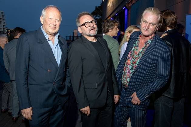Award - Deutscher Schauspielpreis 2023 Axel Milberg, Samuel Finzi und Detlev Buck bei der Verleihung Deutscher Schauspielpreis 2023 im Spindler und Klatt am 15.09.2023 in Berlin. Copyright: xEventpressxKochanx