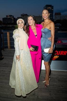 Award - Deutscher Schauspielpreis 2023 Tua El-Fawwal, Katy Karrenbauer und Annabelle Mandeng bei der Verleihung Deutscher Schauspielpreis 2023 im Spindler und Klatt am 15.09.2023 in Berlin. Copyright: xEventpressxKochanx