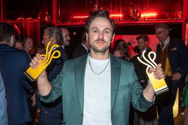 Award - Deutscher Schauspielpreis 2023 Dimitrij Schaad bei der Verleihung Deutscher Schauspielpreis 2023 im Spindler und Klatt am 15.09.2023 in Berlin. Copyright: xEventpressxKochanx