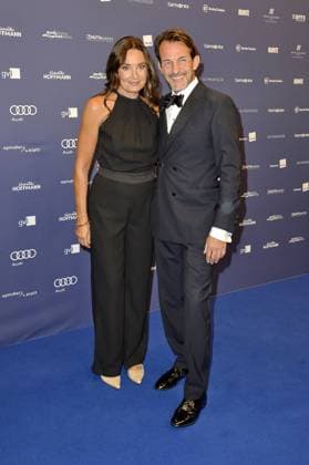 Hans Werner Meyer und seine Ehefrau Jacqueline Macaulay bei der Verleihung vom Deutschen Schauspielerpreis am 15.09.2023 in Berlin Deutscher Schauspielerpreis 2023 Verleihung in Berlin