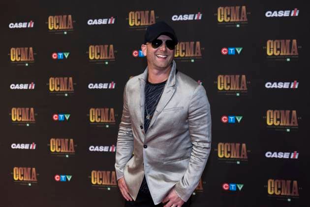 September 16, 2023, Hamilton, ON, Canada: Tim Hicks poses on the red carpet at the Canadian Country Music Awards in Hamilton, Ont., Saturday, Sept. 16, 2023. Hamilton Canada  - ZUMAc35_ 20230916_zaf_c35_204 Copyright: xNickxIwanyshynx